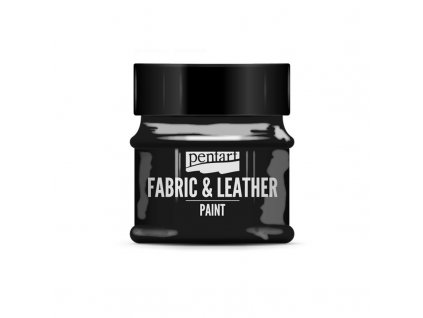 Farba na textil a kožu čierna 50ml 34818