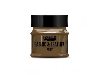 Farba na textil a kožu tmavohnedá 50ml 34809