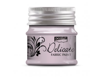 Delicate farba na textil fialovo strieborná 50ml 33426