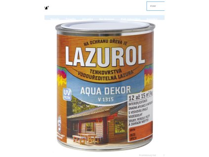 Screenshot 2025 04 16 at 08 42 40 LAZUROL Aqua Dekor tenkovrstvová lazúra na drevo V1315 BALshop