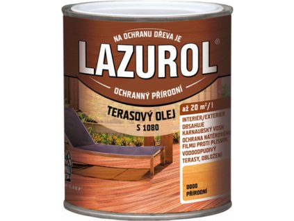 Lazurol terasový olej S 1080 0,75L Prirodný