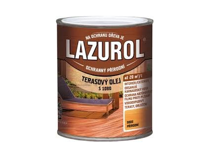 Lazurol terasovy olej S1080 2.5L Teakový