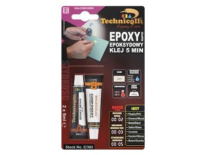 TECHNICOLL Epoxidové 5 minutové lepidlo E-362 2 x 20ml