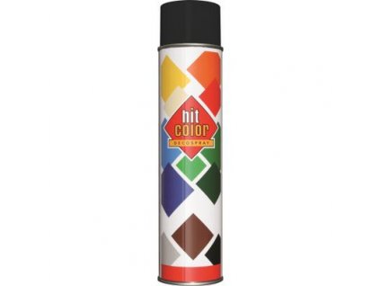 Sprej Hitcolor ral 9005 matny 600ml cierny