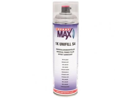 Sprej MAX 1K UNIFILL S4 plnič univerzálny základový 500 ml šedý stredný 680 411