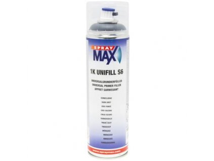 Sprej MAX 1K UNIFILL S6 plnič univerzálny základový 500 ml šedý tmavý 680 412