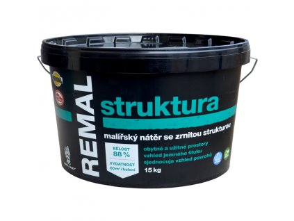 REMAL Štruktúra 15Kg zrnitá farba biela