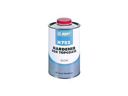 BODY Hardener H 752 SLOW (pomalý) pre laky a farby 1l