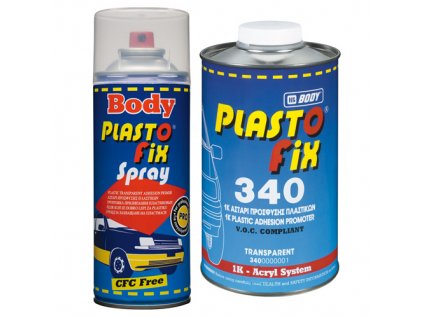 Sprej BODY Plastofix základ na plasty 400ml transparentný