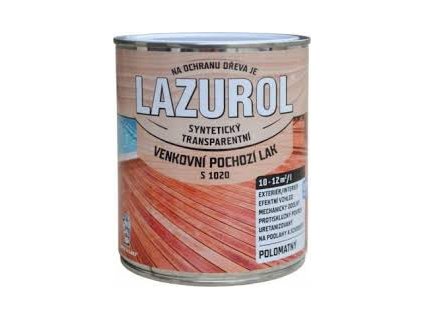 LAZUROL Lak vonkajší podlahový 0,75L S1020