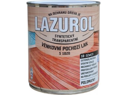 LAZUROL Lak vonkajší podlahový 4L S1020