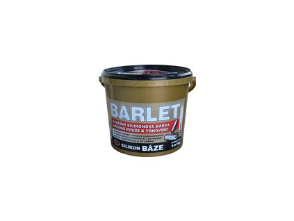 AKCIA BARLET silikónová fasádna farba 10kg V4018 biela