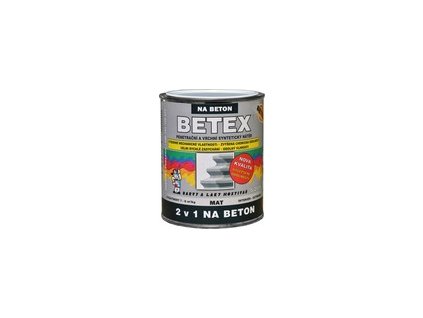 Betex 2/1 na betón S2131B/0110 0,8kg šedý penetračny a vrchný náter