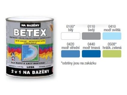 Betex 2/1 na bazény S2852 0440 1kg tmavo modra