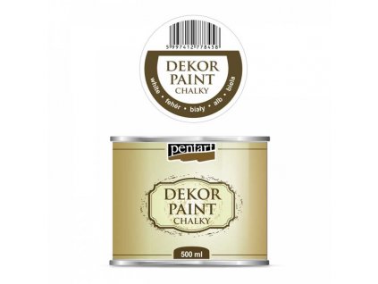 dekor paint soft 500 ml biela