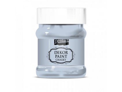 dekor paint soft 230 ml ladova modra