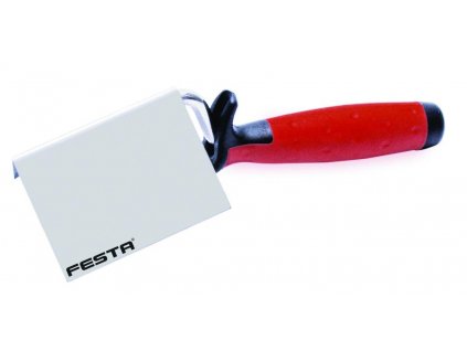 Lyžica vymazávacia rohová 80 x 60 x 60 nerez FESTA 31280