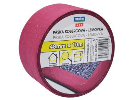 Páska kobercova textilna nosic 48mm*10m bordo