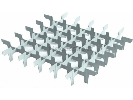 Oddělovací vložka do koše pro vysoké sklenice 6x6