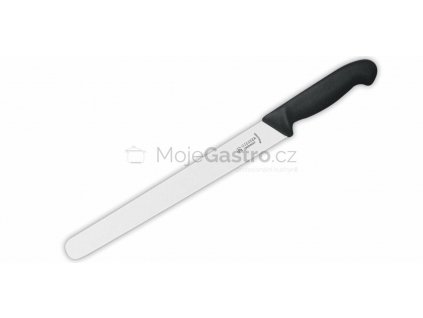 Nůž krájecí uzenářský 360 mm - černý