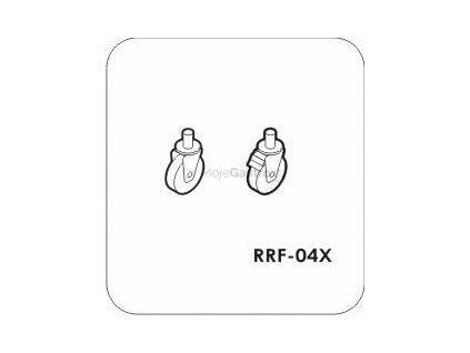 Sada koleček ARRF-04X(2+2)