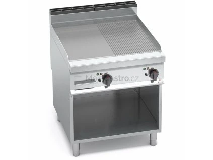 grilovaci kombi plotna bertos e9fm8m 2 hladka ryhovana