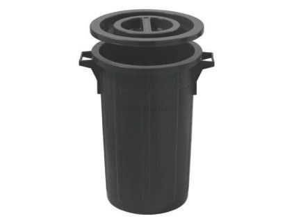 kos na odpad s vikem 60 litru cerna