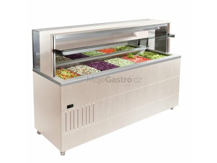 vitrina bufetova vyhrivana doge wall 1400 2pc