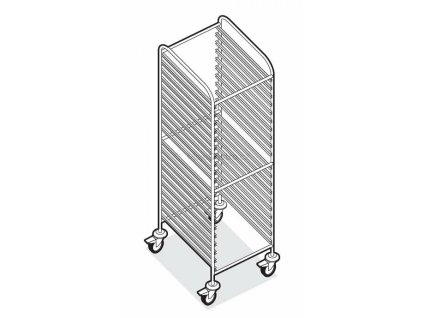 Zavážecí vozík 20x EN600x800mm (40x EN600x400)