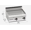 grilovaci hladka plotna bertos g7fl8b 2