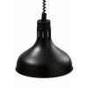 infra lampa zavesna cerna 29 cm