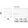 Neutrální pracovní modul rovný 1000 NE