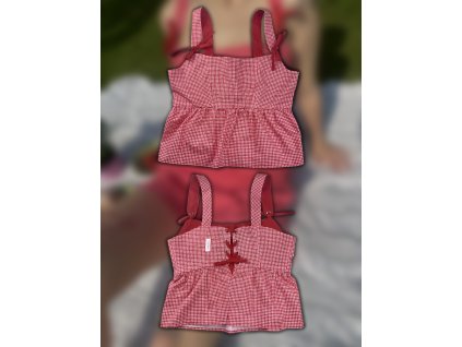 Červený top