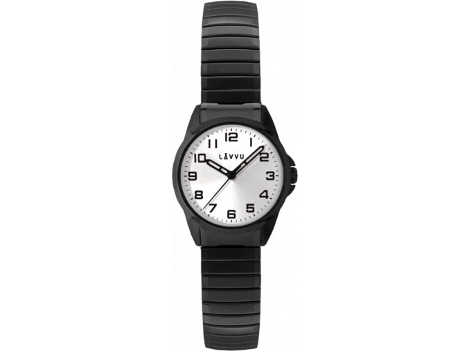 LAVVU Dámské pružné hodinky STOCKHOLM Small Black