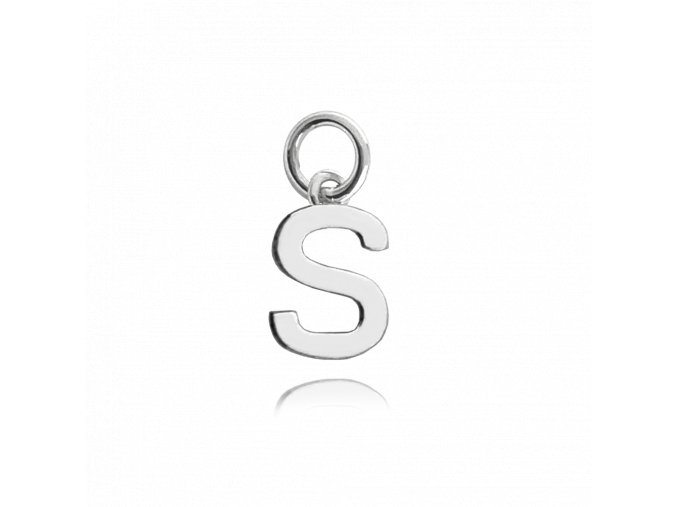 MINET Stříbrný přívěs drobné písmeno "S"