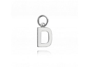 MINET Stříbrný přívěs drobné písmeno "D"