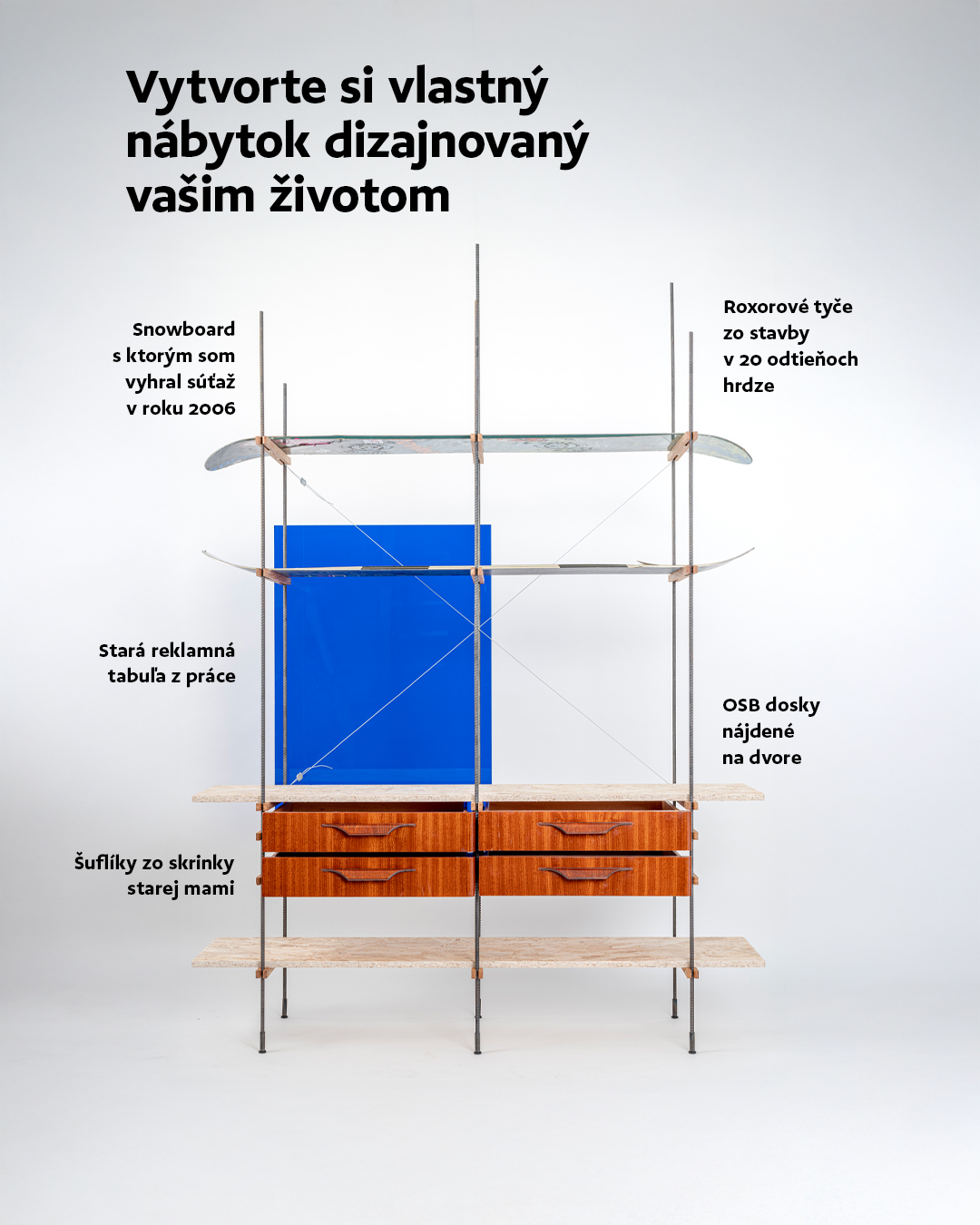 Vlastný nábytok zo Shelfium