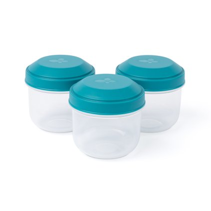 Rikko Snackbox 3 x 185 ml web tyrkysova
