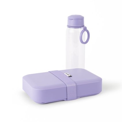 Set obedar a flasa levandulova web