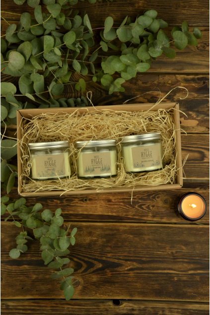 Set svíček na přání (3x 250ml)