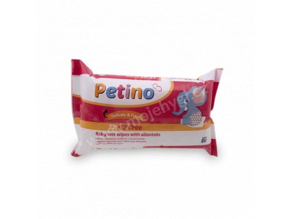 Vlhčené ubrousky Petino - 72+12 ks