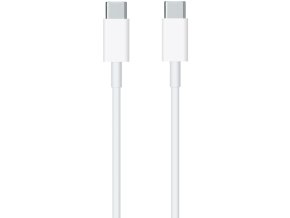 Synchronizační a nabíjecí kabel USB-C na USB-C - 1 m - bílý