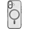 Kryt na mobil WG Magic Eye Magnet na Apple iPhone 17 černý/průhledný