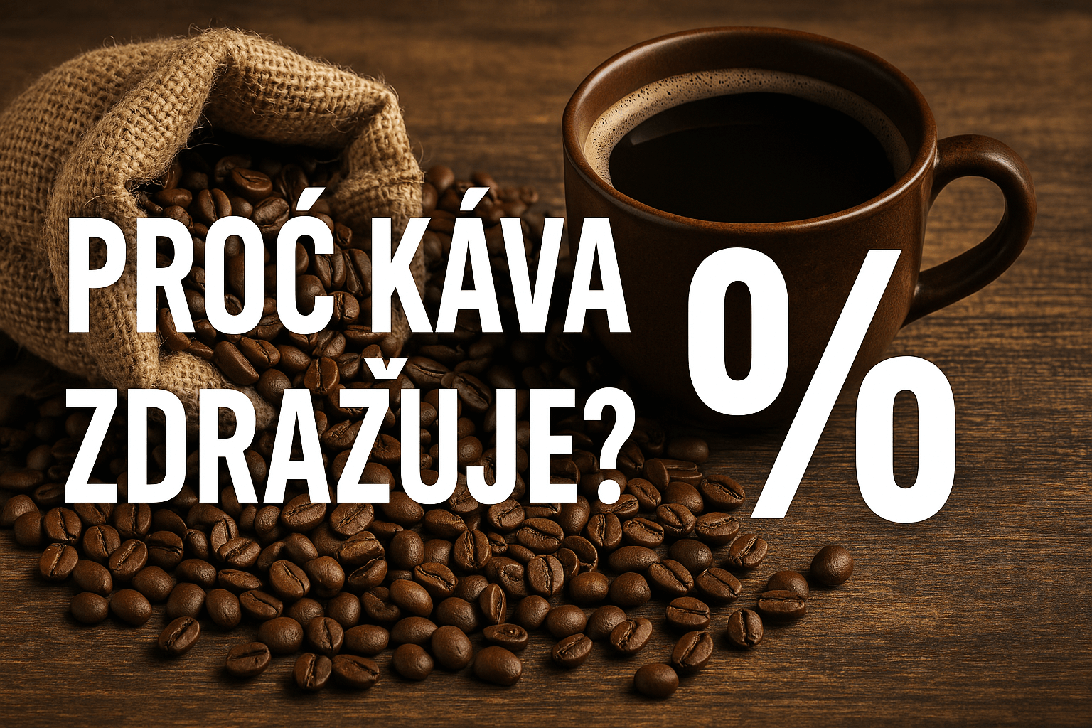 Proč káva zdražuje v roce 2025