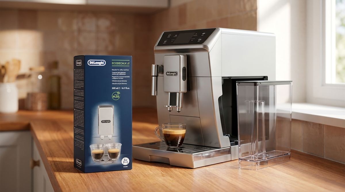 Jak odvápnit kávovar DeLonghi: EcoDecalk návod krok za krokem