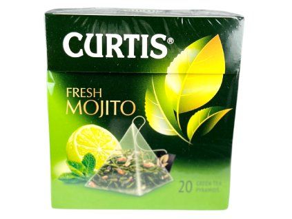 Curtis zelený čaj Fresh Mojito pyramidy 20ks - 1