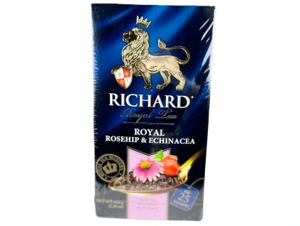 Richard černý čaj Royal Šípek a Echinacea 25ks - 1