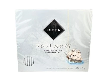 Rioba černý čaj Earl Grey 100ks - 1