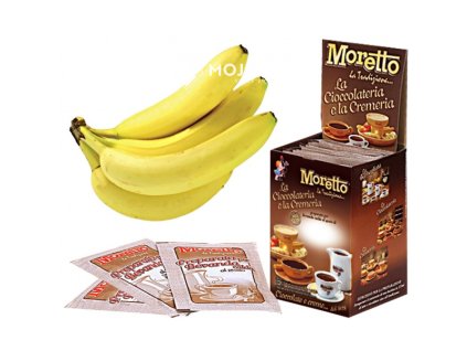 moretto bananova horka cokolada 12 ks
