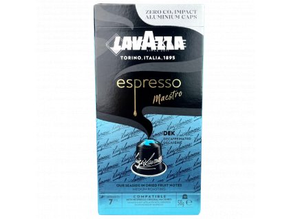 lavazza maestro dek bez kofeinu alu kapsle pro nespresso 10ks